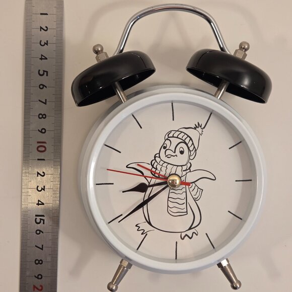 Brand New Penguin Twin Bell Alarm Clock – AA - Picture 6 of 6